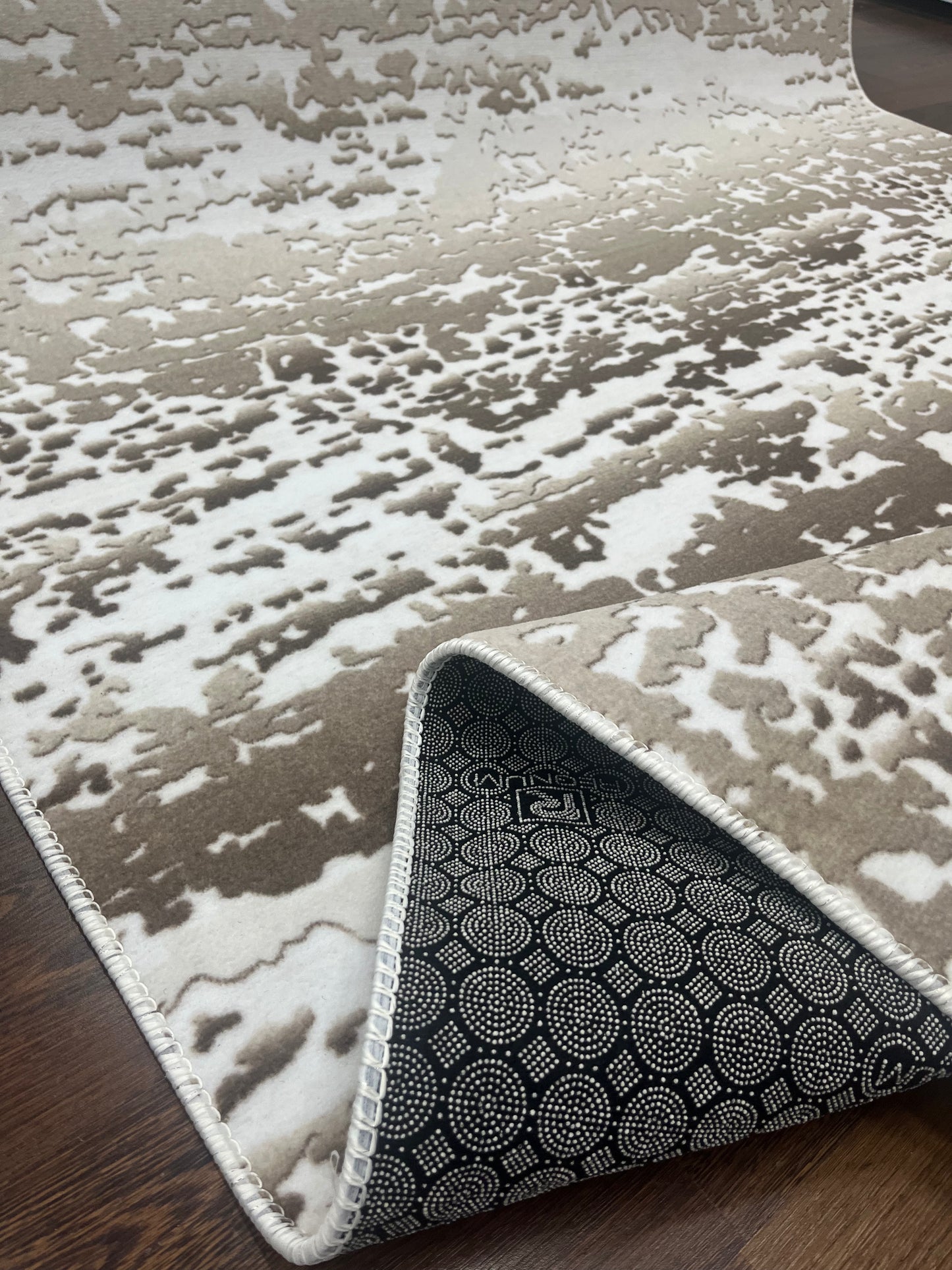 Tapis sur mesure " soft tigré beige" Ardasia