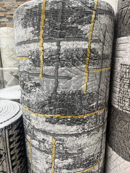 Tapis sur mesure "gris urbain" Ardasia