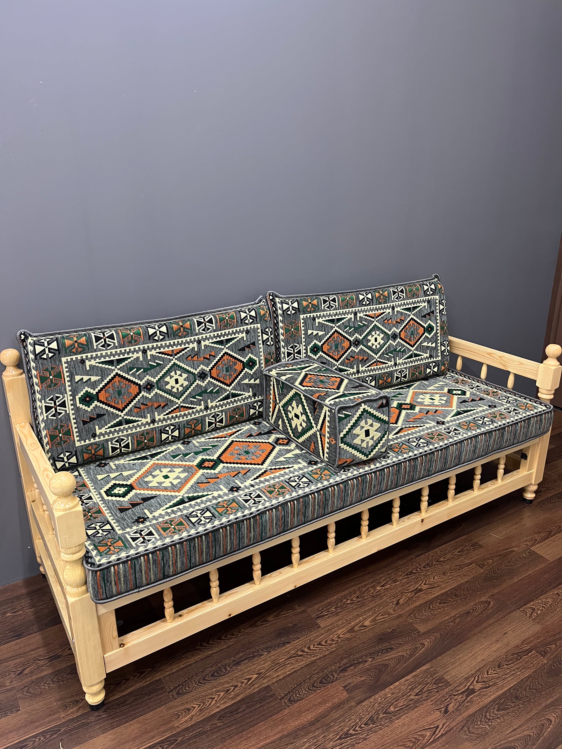 Ensemble salon traditionnel "ANADOLU gris " Ardasia