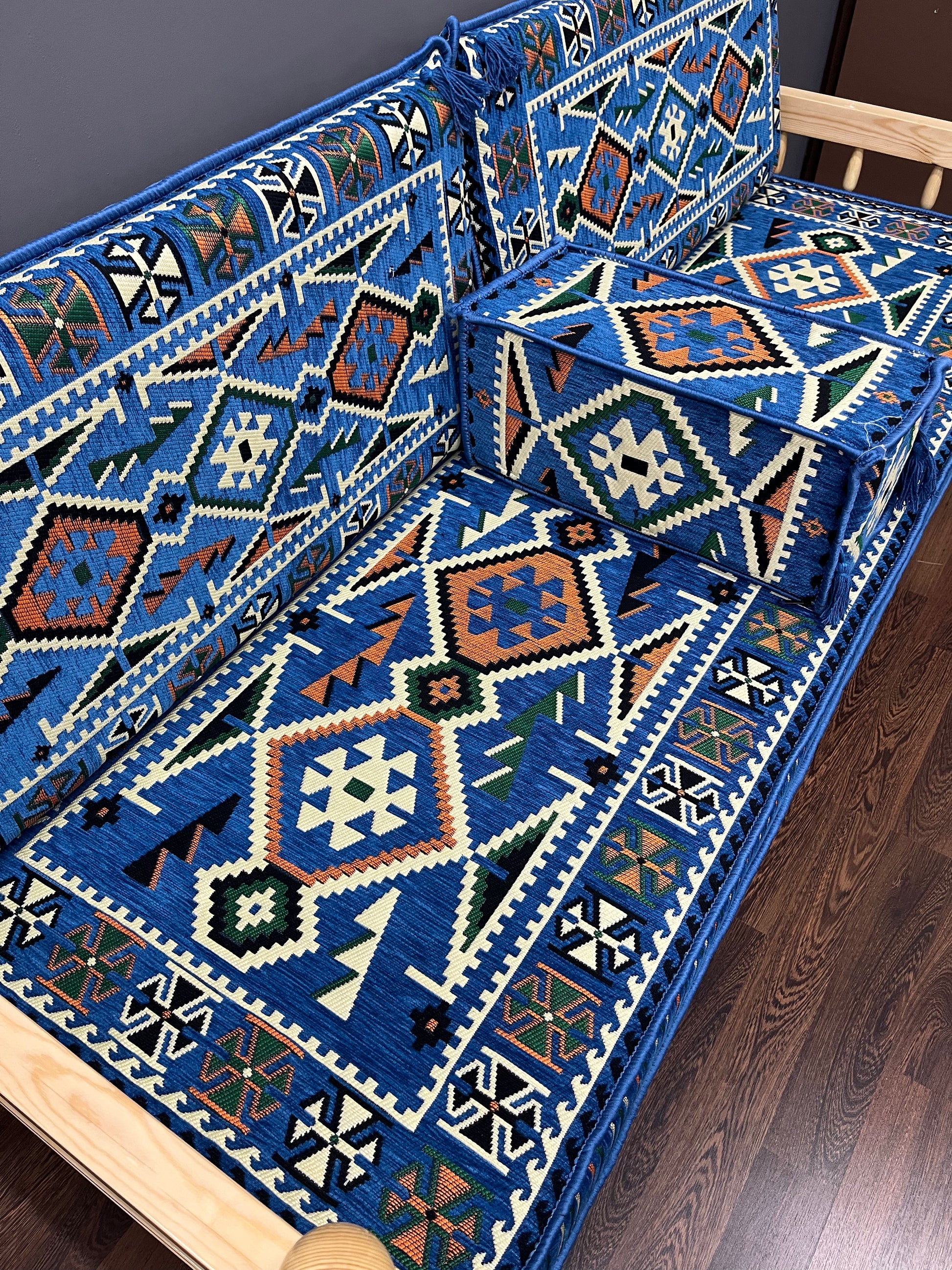 Ensemble salon traditionnel " ANADOLU Bleue " Ardasia